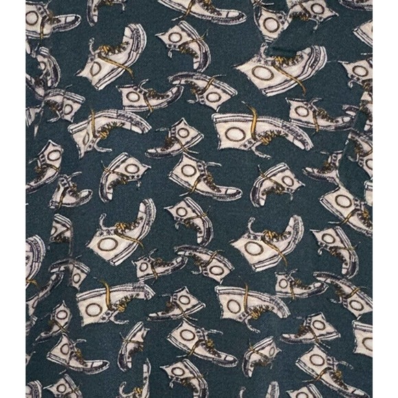 Vintage 90s Ralph Lauren “SNEAKERS ” All Over Print Polo Shirt‎ XL Rare - Picture 4 of 4